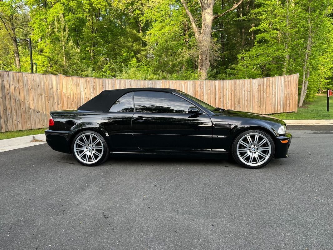 2004 BMW M3 - LOW MILEAGE 2004 e46 M3 Convertible -- Black on Cinnamon, 24K Miles and 2 Owners - Used - VIN WBSBR93414PK06483 - 24,500 Miles - 6 cyl - 2WD - Automatic - Convertible - Black - Fairfax, VA 22030, United States