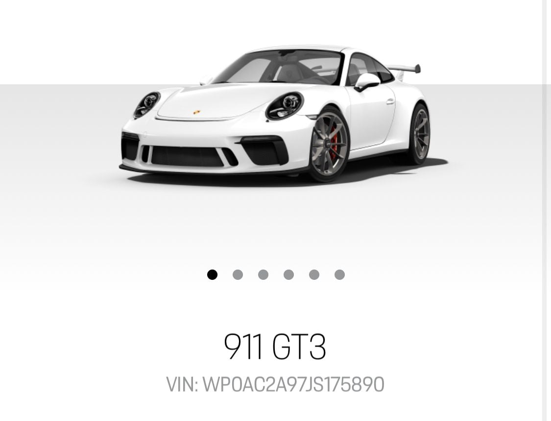 2018 Porsche GT3 - White 2018 Porsche GT3 ( Manual/Buckets/Fal ) 2300 Miles - Used - VIN WP0AC2A97JS175890 - 2,450 Miles - 6 cyl - 2WD - Manual - White - Voorhees, NJ 08043, United States