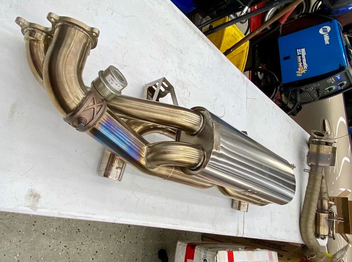 Engine - Exhaust - Kline Inconel Muffler and SS OAP for 718 GT4/Spyder/4.0 GTS - Used - All Years  All Models - Jersey City, NJ 07302, United States