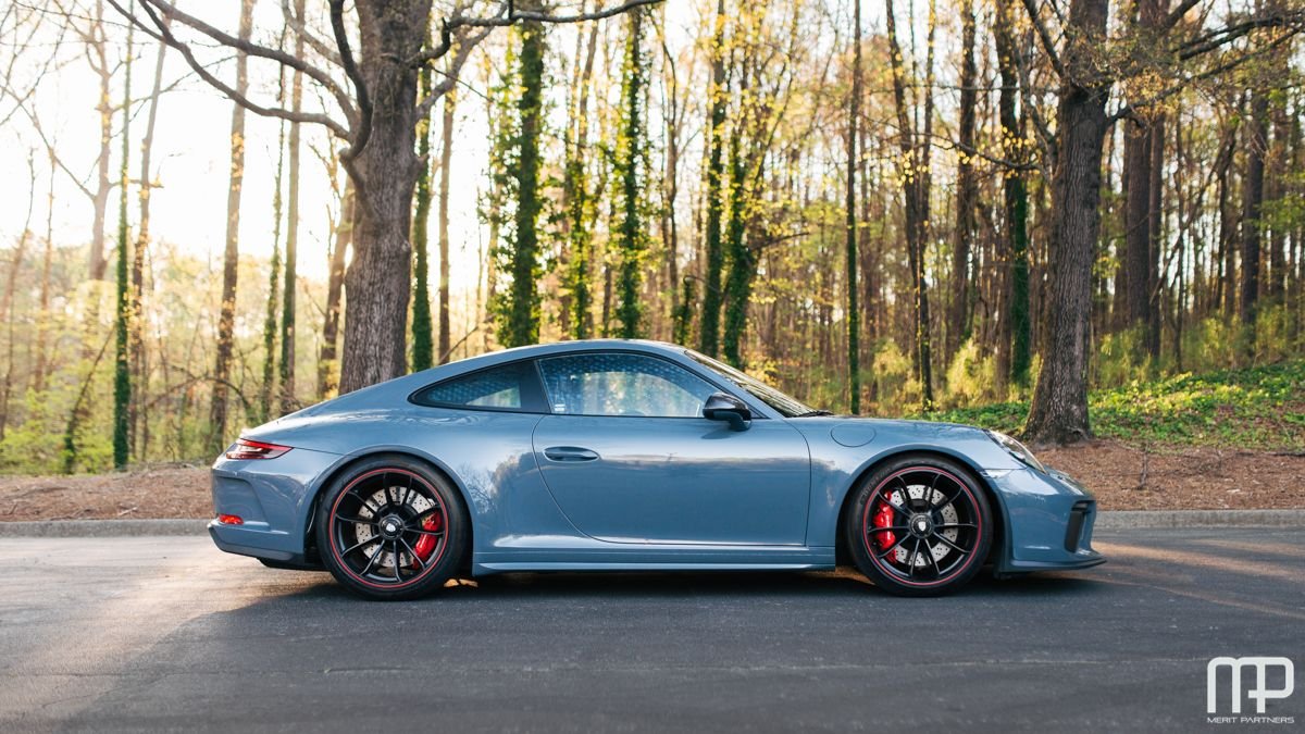 2018 Porsche 911 - Graphite Blue 2018 GT3 Touring - Used - VIN WP0AC2A95JS175385 - 1,785 Miles - 6 cyl - 2WD - Manual - Coupe - Blue - Atlanta, GA 30360, United States