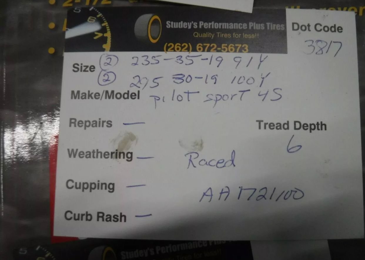 Wheels and Tires/Axles - Set of used Michelin Pilot Sport 4 S - 19” - 235/35/19 and 295/30/19 - Used - 2006 to 2012 Porsche 911 - Stevensville, MD 21666, United States