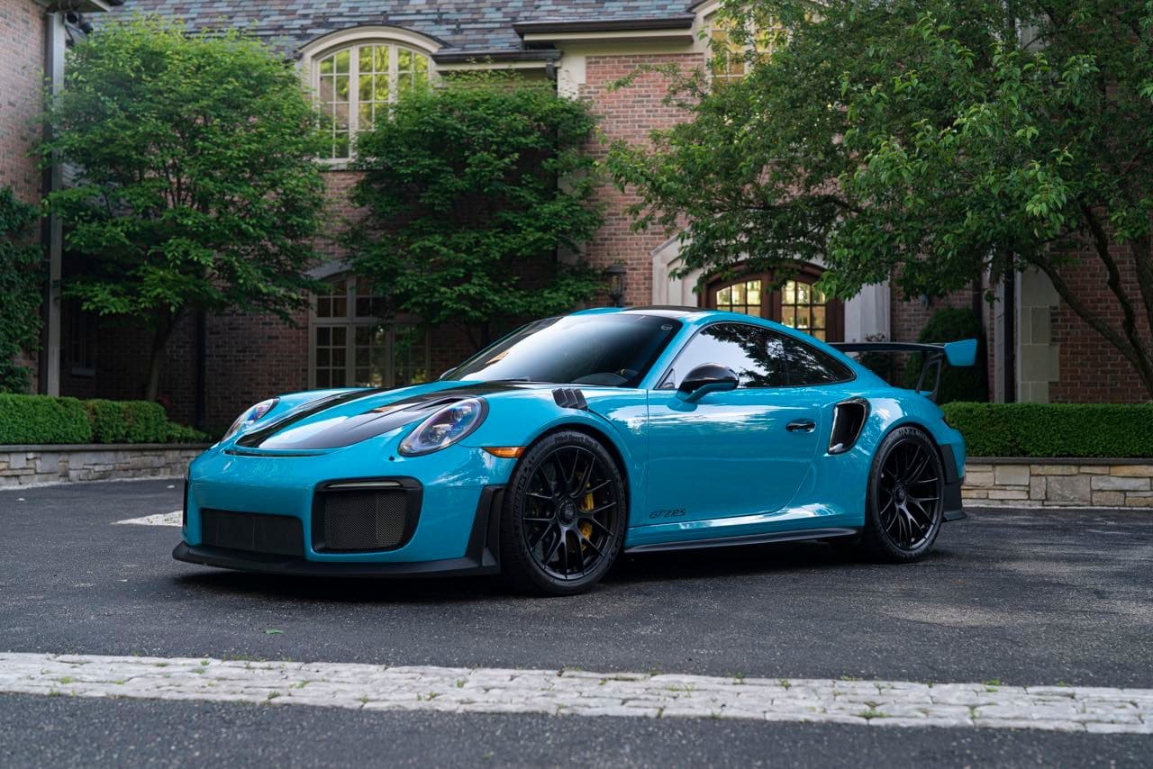 2018 Porsche GT2 - Porsche GT2 RS Weissach Miami Blue w/CXX Interior - Used - VIN WP0AE2A98JS185113 - 1,500 Miles - 6 cyl - 2WD - Automatic - Coupe - Blue - Lake Forest, IL 60045, United States