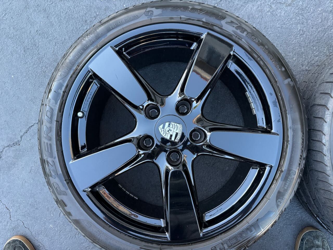 Wheels and Tires/Axles - 19" Factory OEM 981 Cayman S wheels Gloss Black - Used - Irvine, CA 92614, United States