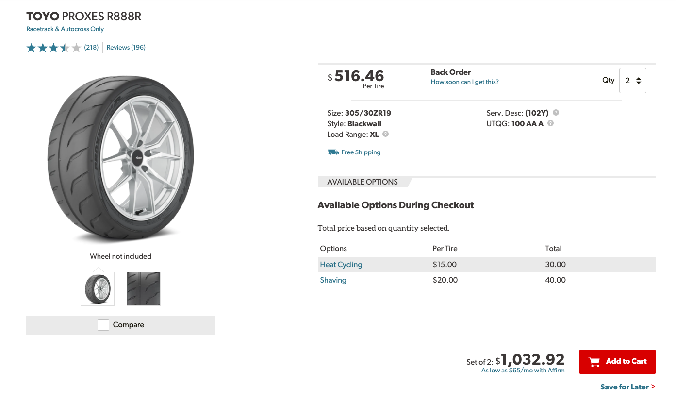 Wheels and Tires/Axles - Toyo R888 30z/30/19 - pair, like new! - Used - 2005 to 2012 Porsche 911 - 1999 to 2004 Porsche 911 - San Francisco, CA 94122, United States