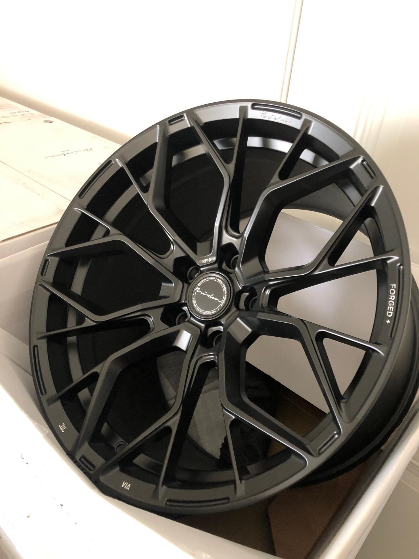 20" Brixton RF10 Black Concave Wheel and Tire Combo Rennlist