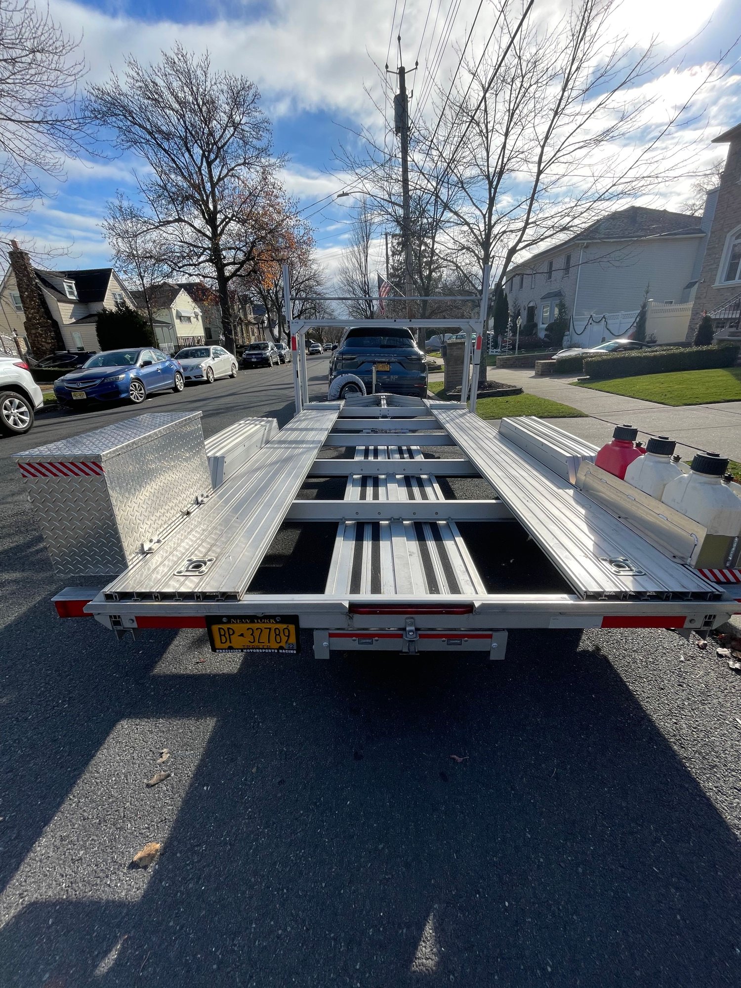 Accessories - TRAILEX 8045EB Aluminum Open Car Trailer - Used - All Years Any Make All Models - Staten Island, NY 10307, United States