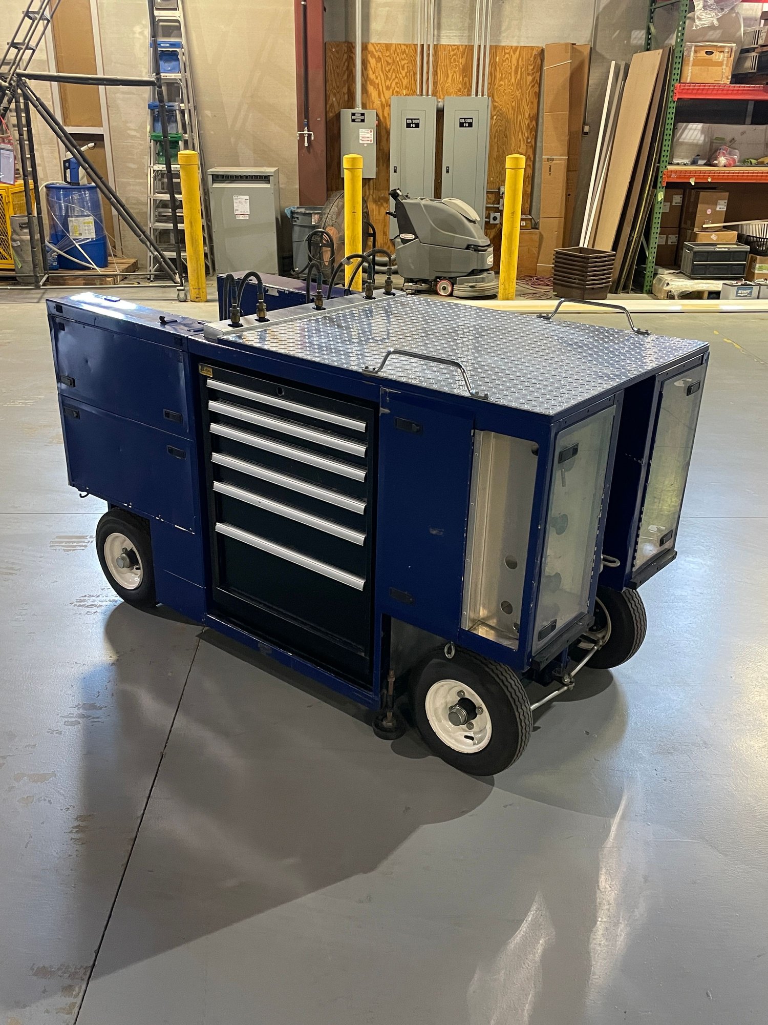 Miscellaneous - Pit Cart with Lista Tool Box, Integrated Nitrogen System, Storage - Used - 1972 to 2023 Porsche All Models - Suffolk, VA 23434, United States