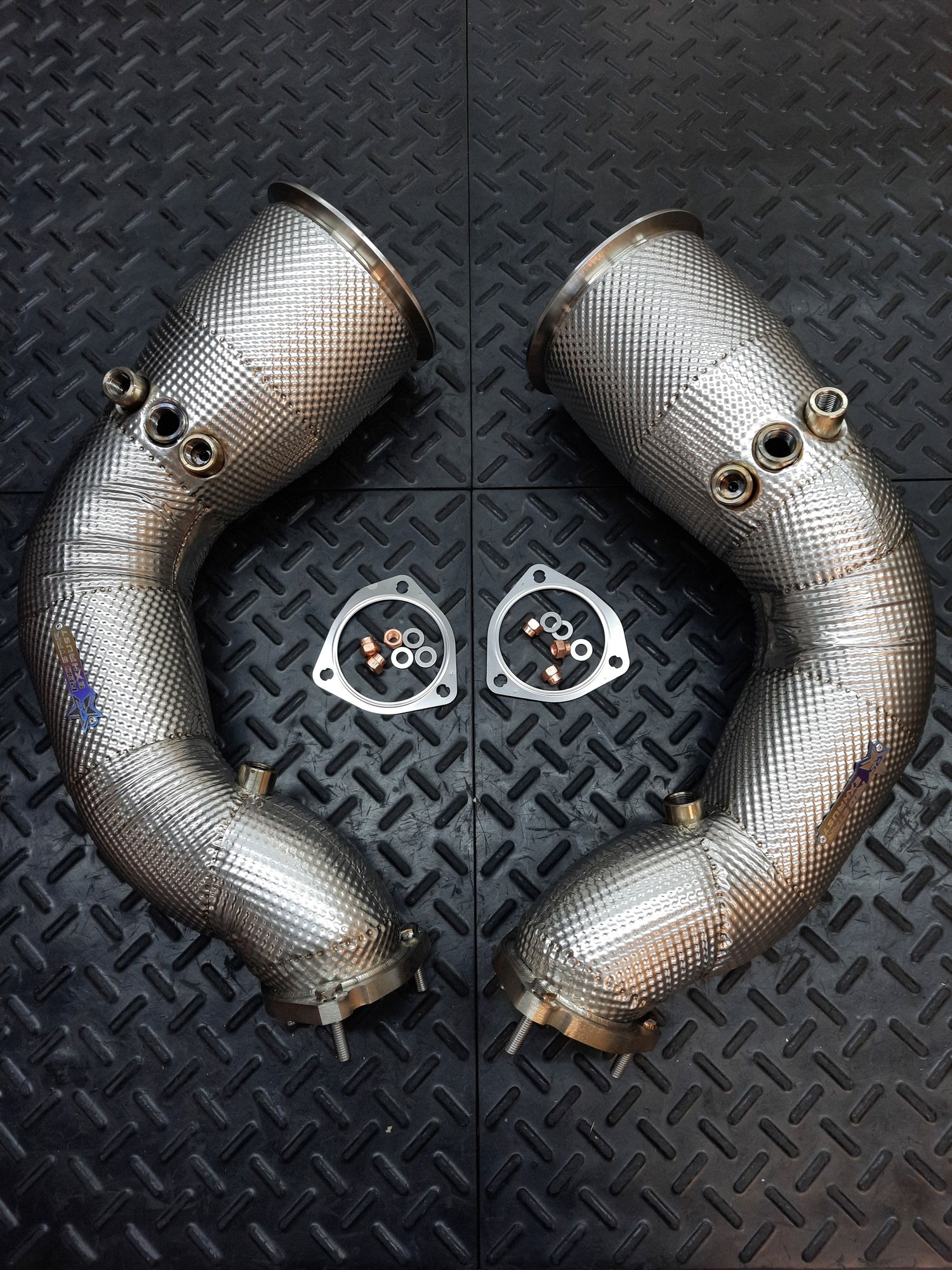 Redstar downpipes for Cayenne 4.0TT V8 with OPF Rennlist Porsche