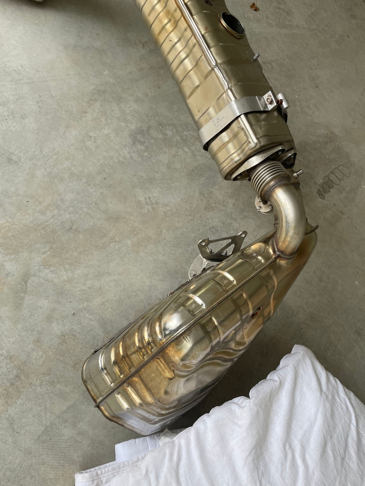 Engine - Exhaust - OEM 991.2 GT3RS Exhaust (titanium center + side mufflers) - New - 0  All Models - Charlotte, NC 28211, United States