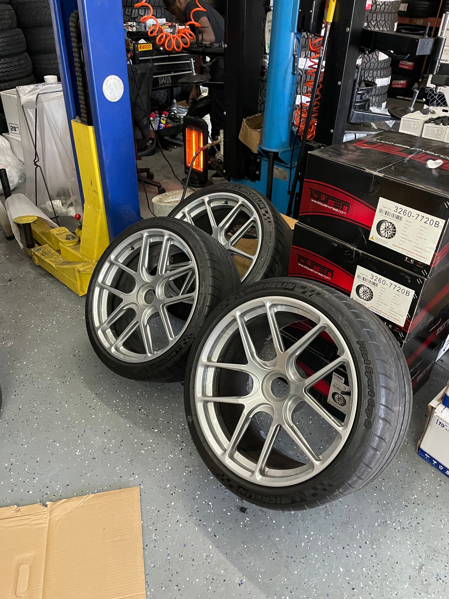 Wheels and Tires/Axles - Forgeline VX1R 20x9/20x12 monoblock center lock wheels and tires - Used - All Years Porsche GT3 - Atlanta, GA 30076, United States