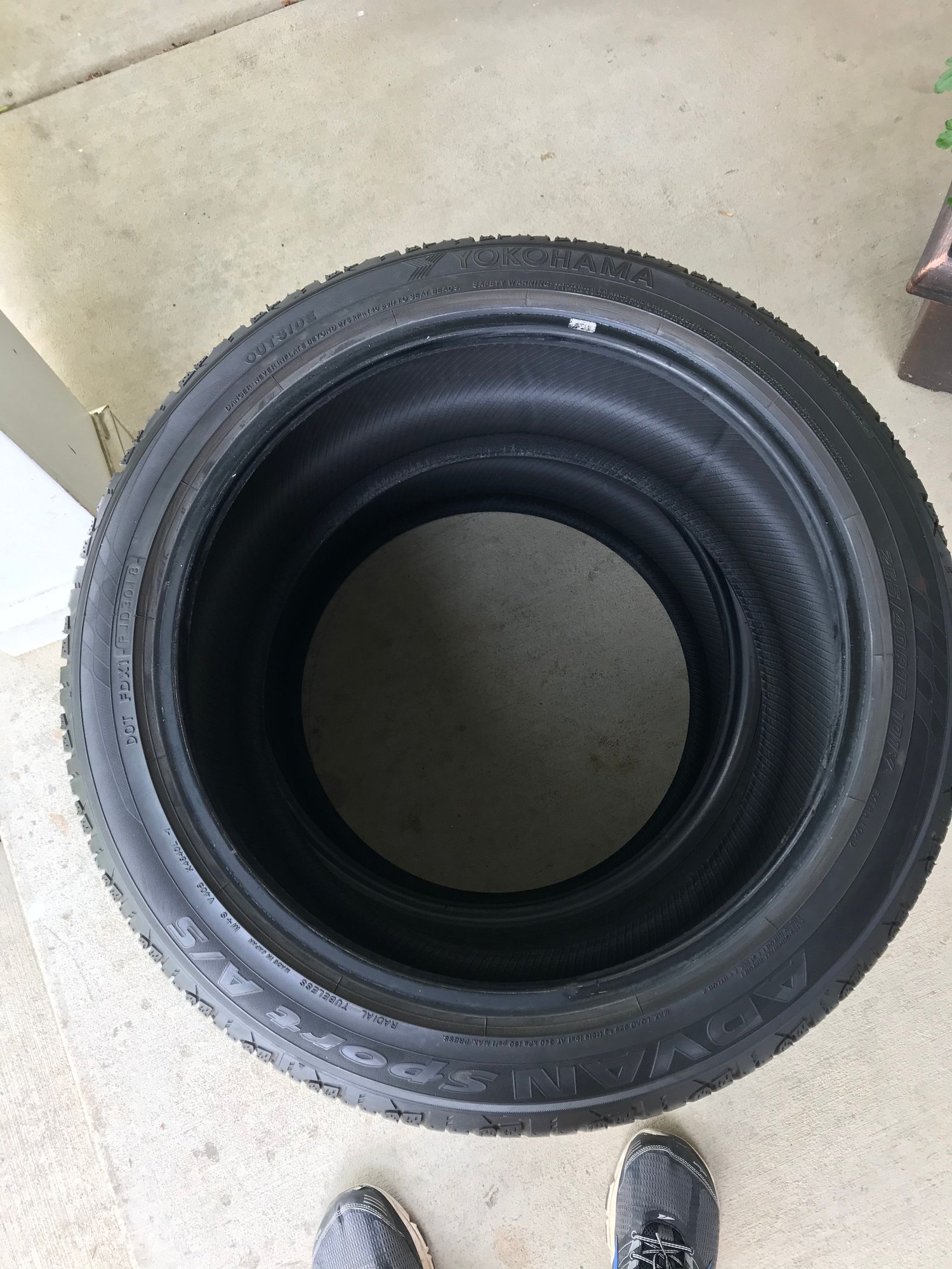 Wheels and Tires/Axles - 265/40/18 Yokohama Advan a/s tires - Used - 0  All Models - Warrenton, VA 20187, United States