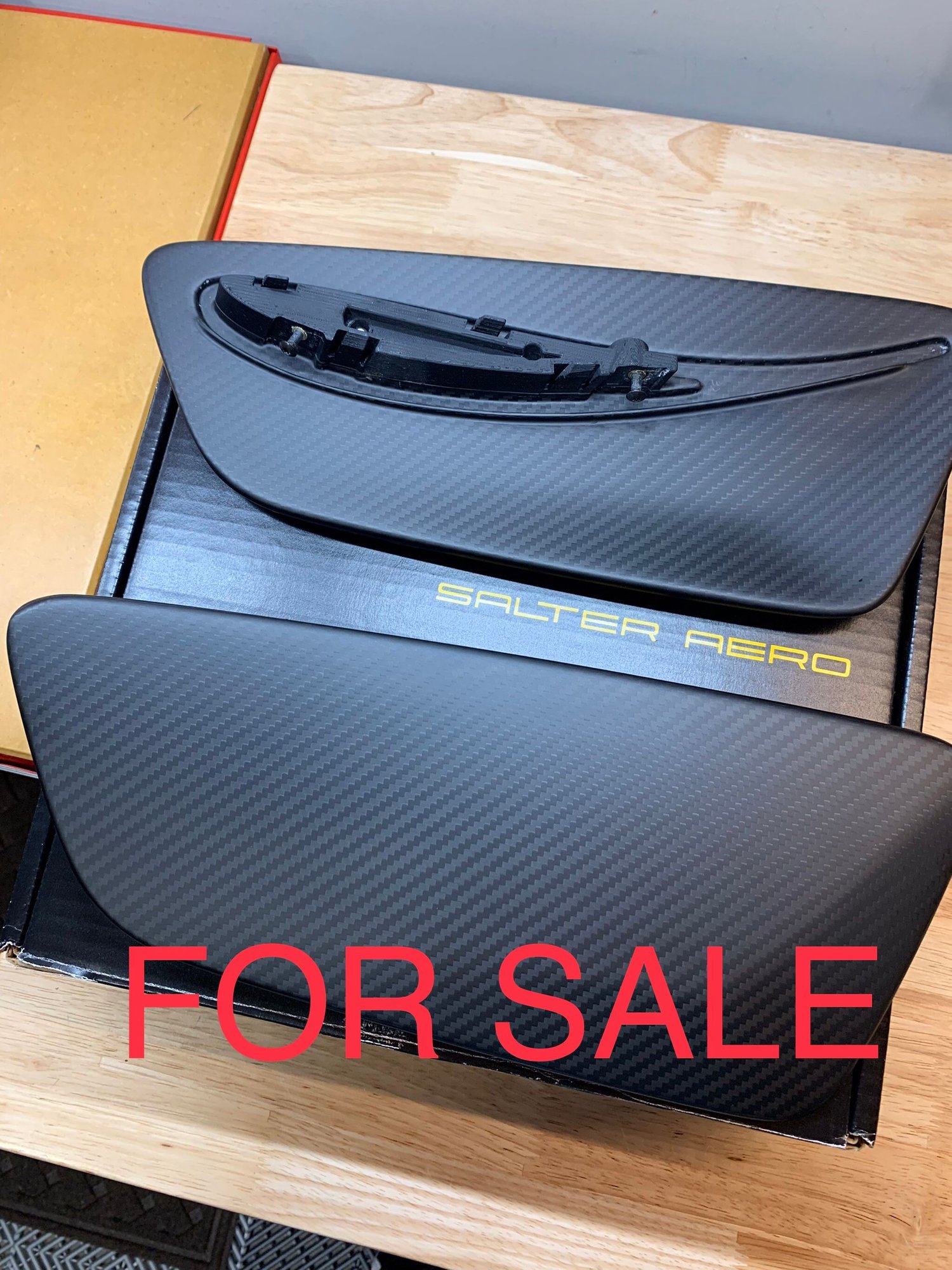 Accessories - Salter Aero - Carbon fiber - 991 GT2RS style wing end-plates - Used - 2016 to 2019 Porsche GT3 - Canton, GA 30115, United States