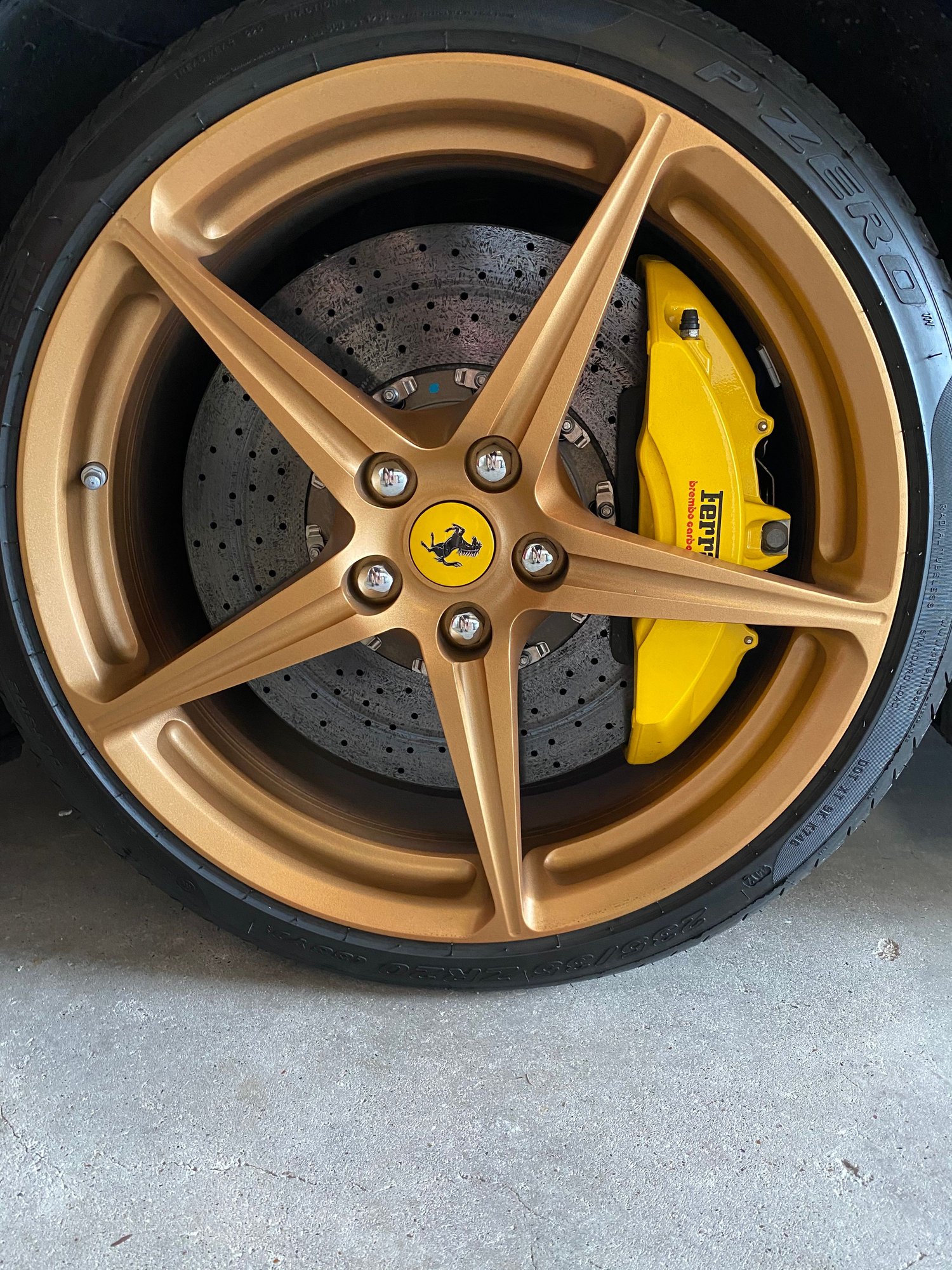 Wheels and Tires/Axles - Ferrari 458 OEM Gold Wheels - Used - 2009 to 2015 Ferrari 458 Italia - Corpus Christi, TX 78413, United States