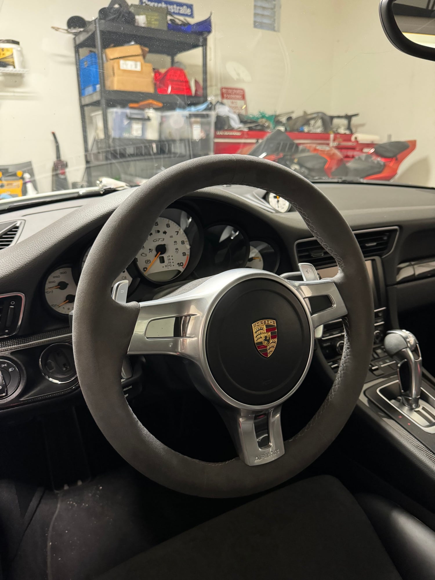 Interior/Upholstery - 991 GT3 Alcantara Steering Wheel & Airbag - Used - Tustin, CA 92705, United States