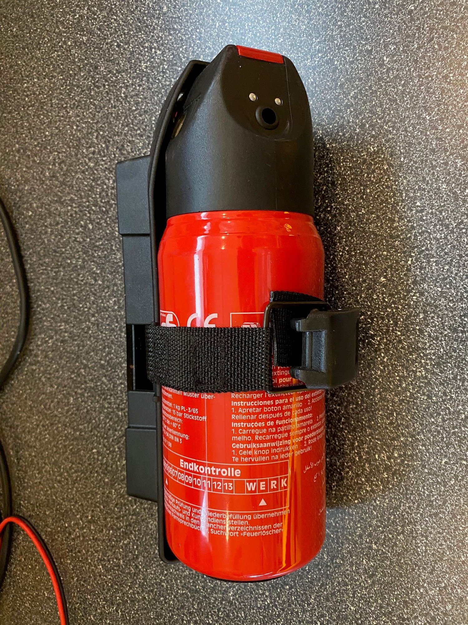 Porsche OEM Fire Extinguisher with bracket NLA Rennlist Porsche