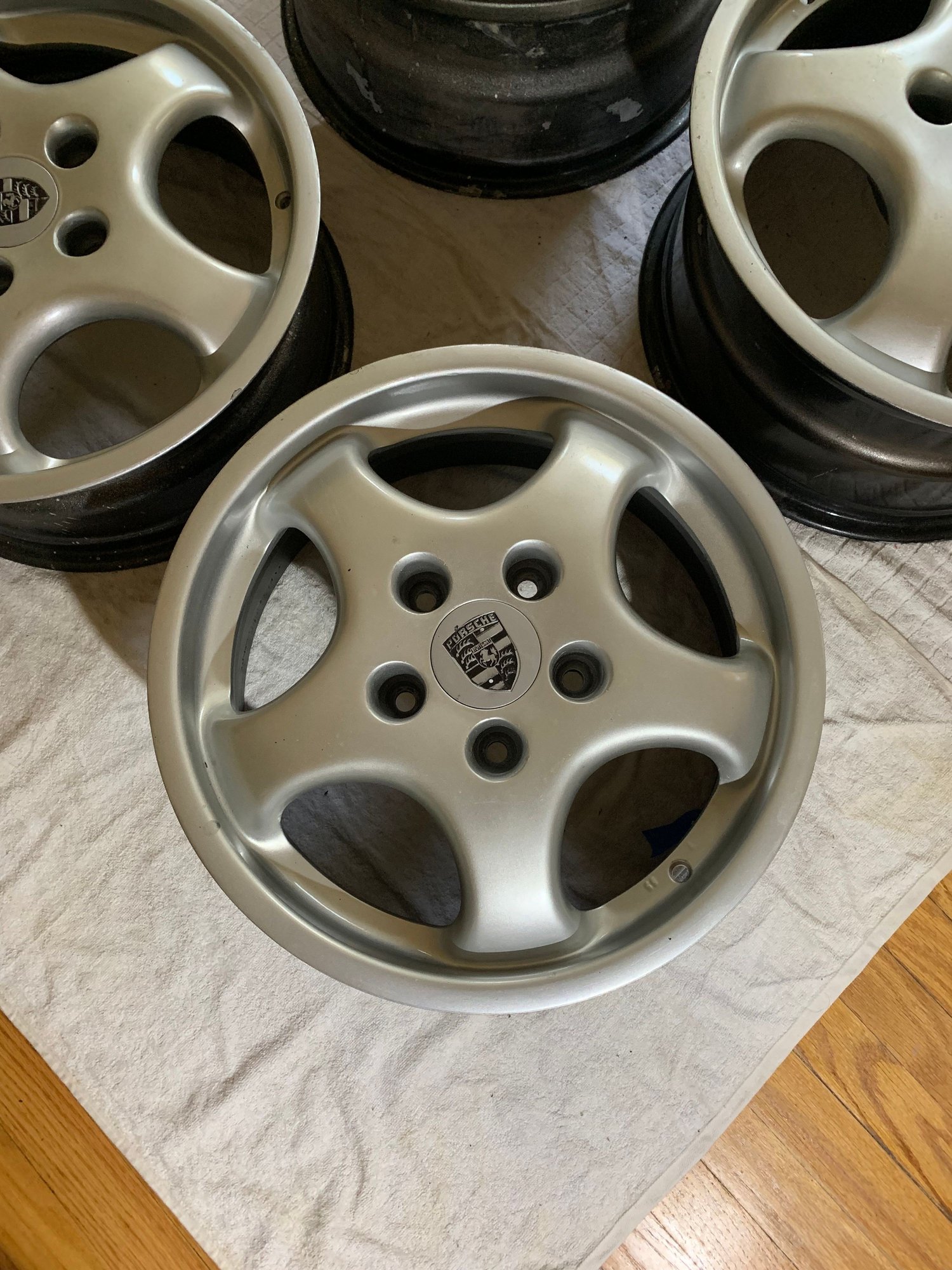 Wheels and Tires/Axles - OEM Porsche Cup 1 17" Wheels 964 - Used - Cincinnati, OH 45220, United States