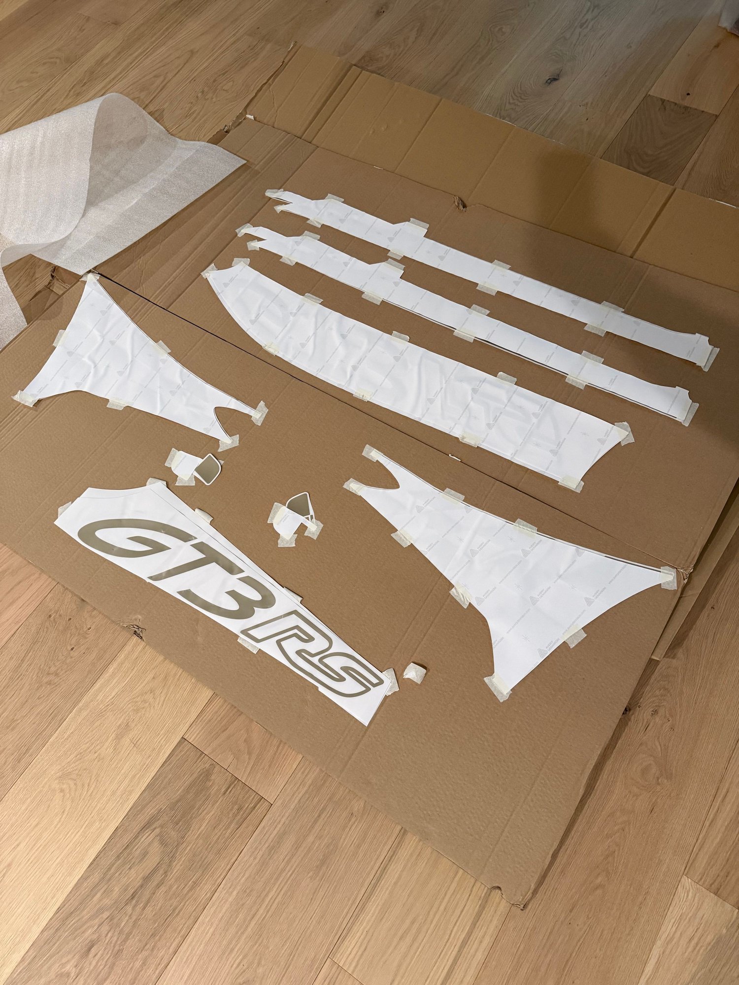 Exterior Body Parts - CXX 992 3RS White Gold Decal Sets (997.2 RS Livery) - New - -1 to 2027  All Models - Chicago, IL 60616, United States