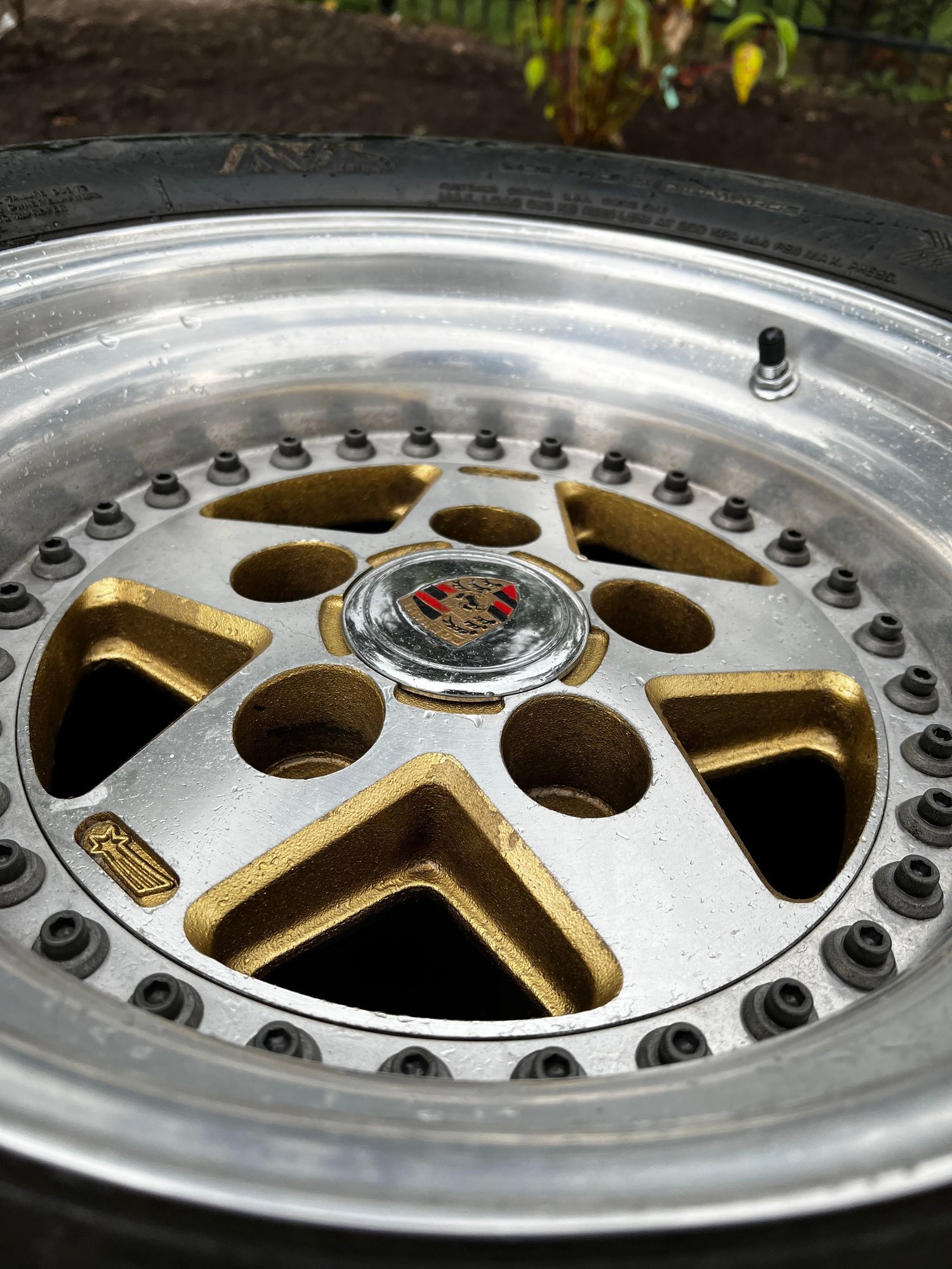 Wheels and Tires/Axles - Vintage Porsche Splitties with Period Correct Tyres - Used - 0  All Models - Waterloo, ON N2E2B4, Canada