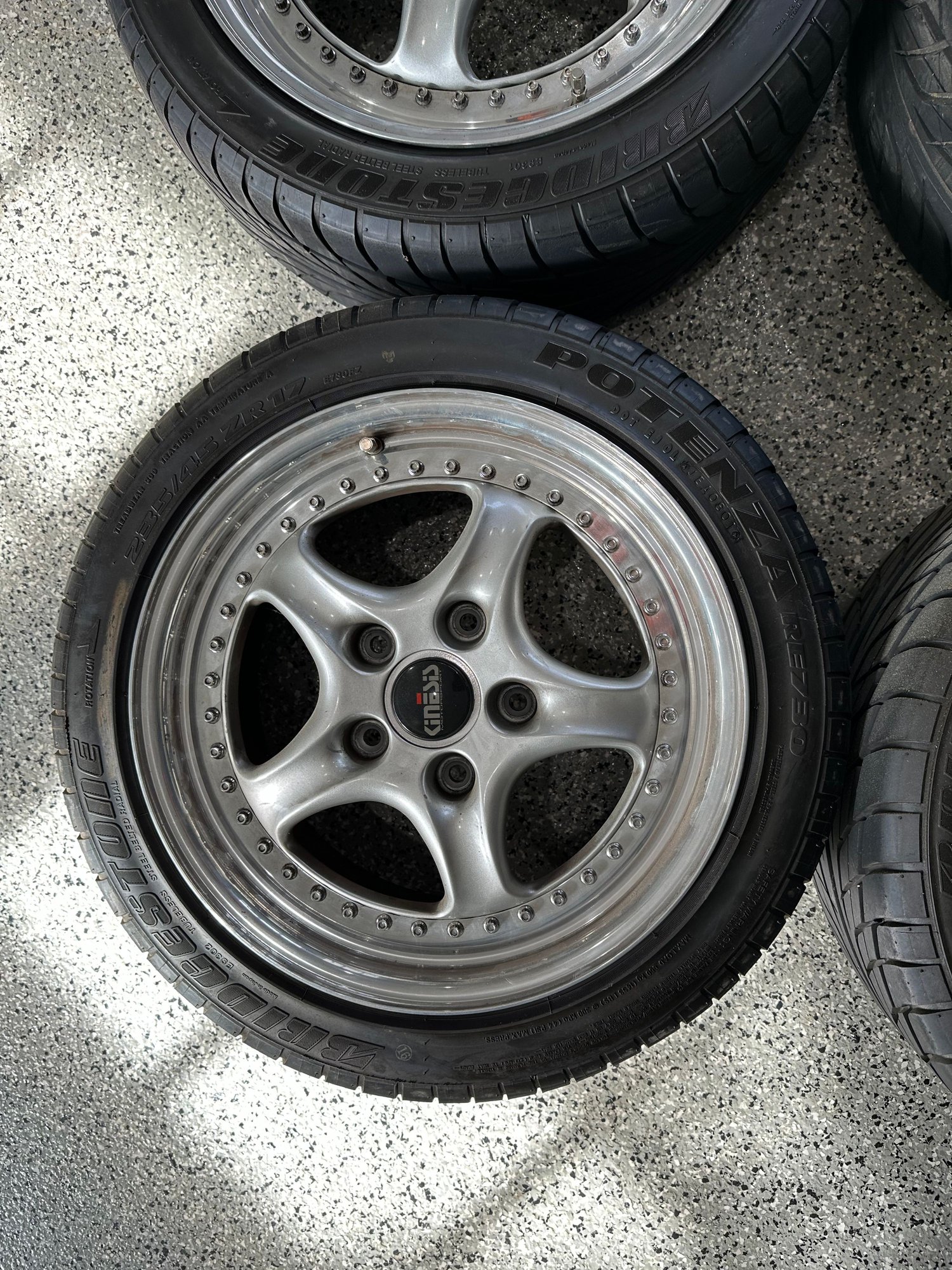 Wheels and Tires/Axles - Kinesis Supercup Wheels - 3pc Modular - Used - 1986 to 1991 Porsche 944 - 1992 to 1995 Porsche 968 - Alexandria, VA 22301, United States