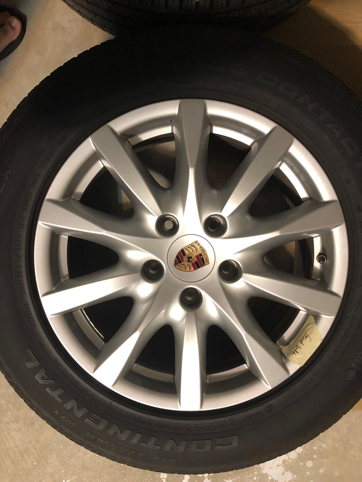 Wheels and Tires/Axles - Porsche Cayenne OEM 18" Wheels and 255/55 R18 CrossContact LX Sport Tires - Used - 2011 to 2019 Porsche Cayenne - Reston, VA 20190, United States