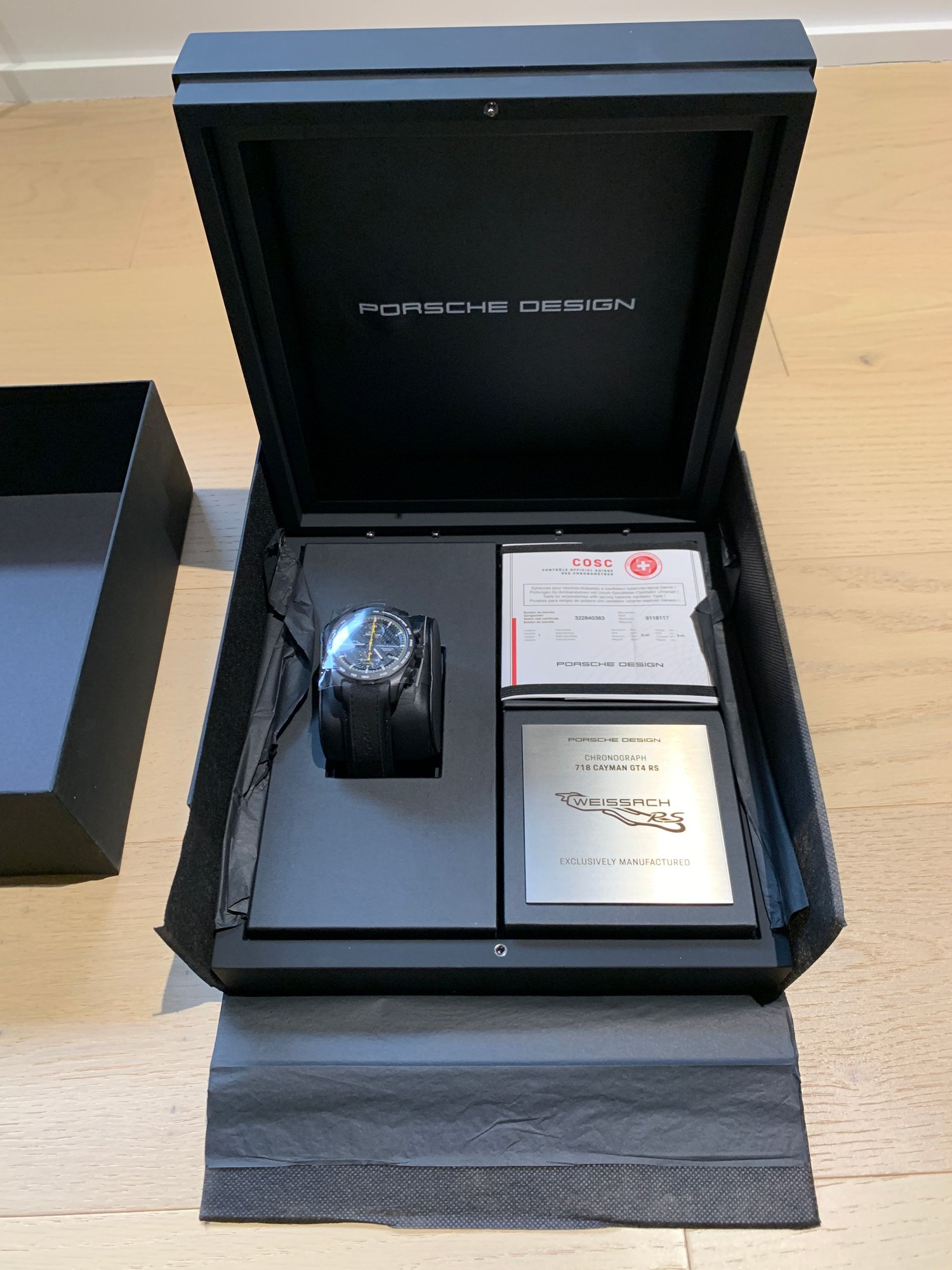 Accessories - Brand New Porsche Design 718 Cayman GT4 RS Chronograph watch - New - All Years  All Models - Toronto, ON L4B2W3, Canada