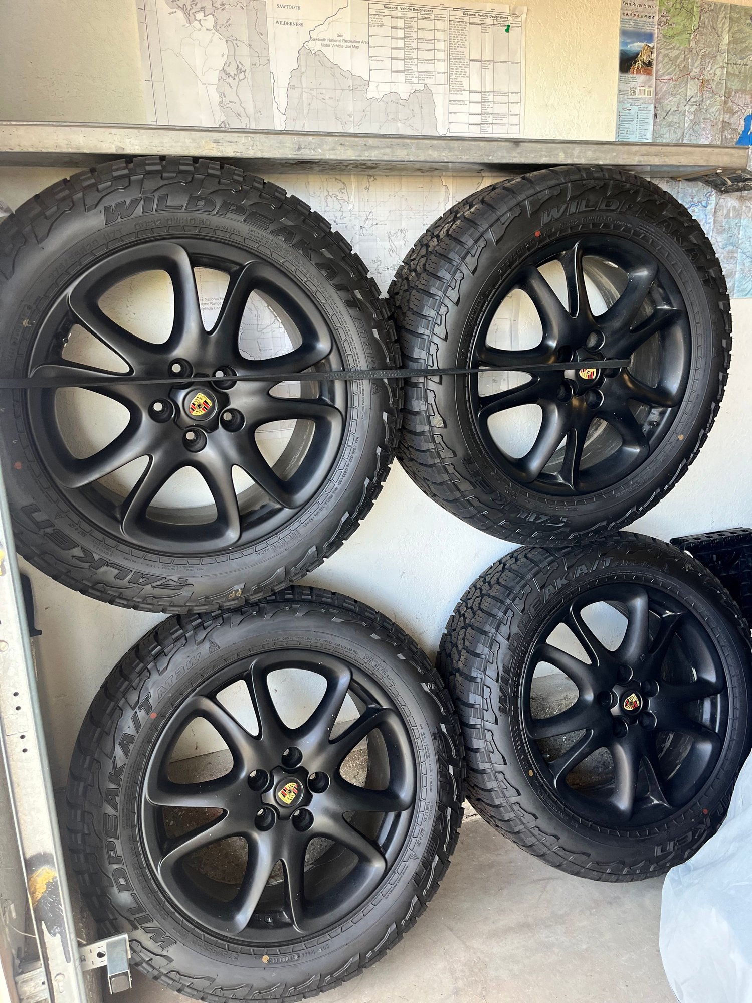 Wheels and Tires/Axles - 20” cayenne wheels with new Falken  Wildpeaks - Used - 2005 to 2012 Porsche Cayenne - Carlsbad, CA 92081, United States