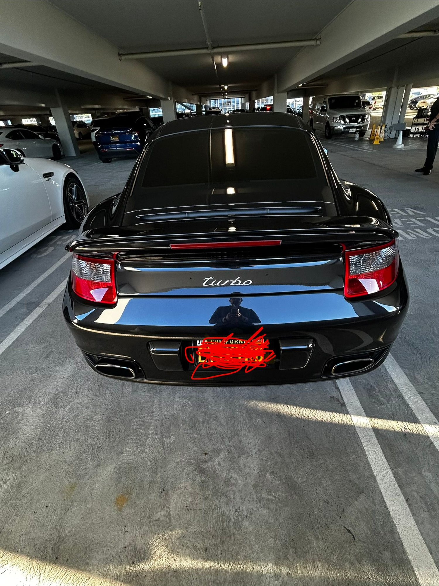 2009 Porsche 911 - Rare low mileage 2009 Turbo Coupe with 6speed and PCCBs - New - VIN WP0AD29959S766118 - 32,250 Miles - 6 cyl - AWD - Manual - Coupe - Black - Irvine, CA 92618, United States