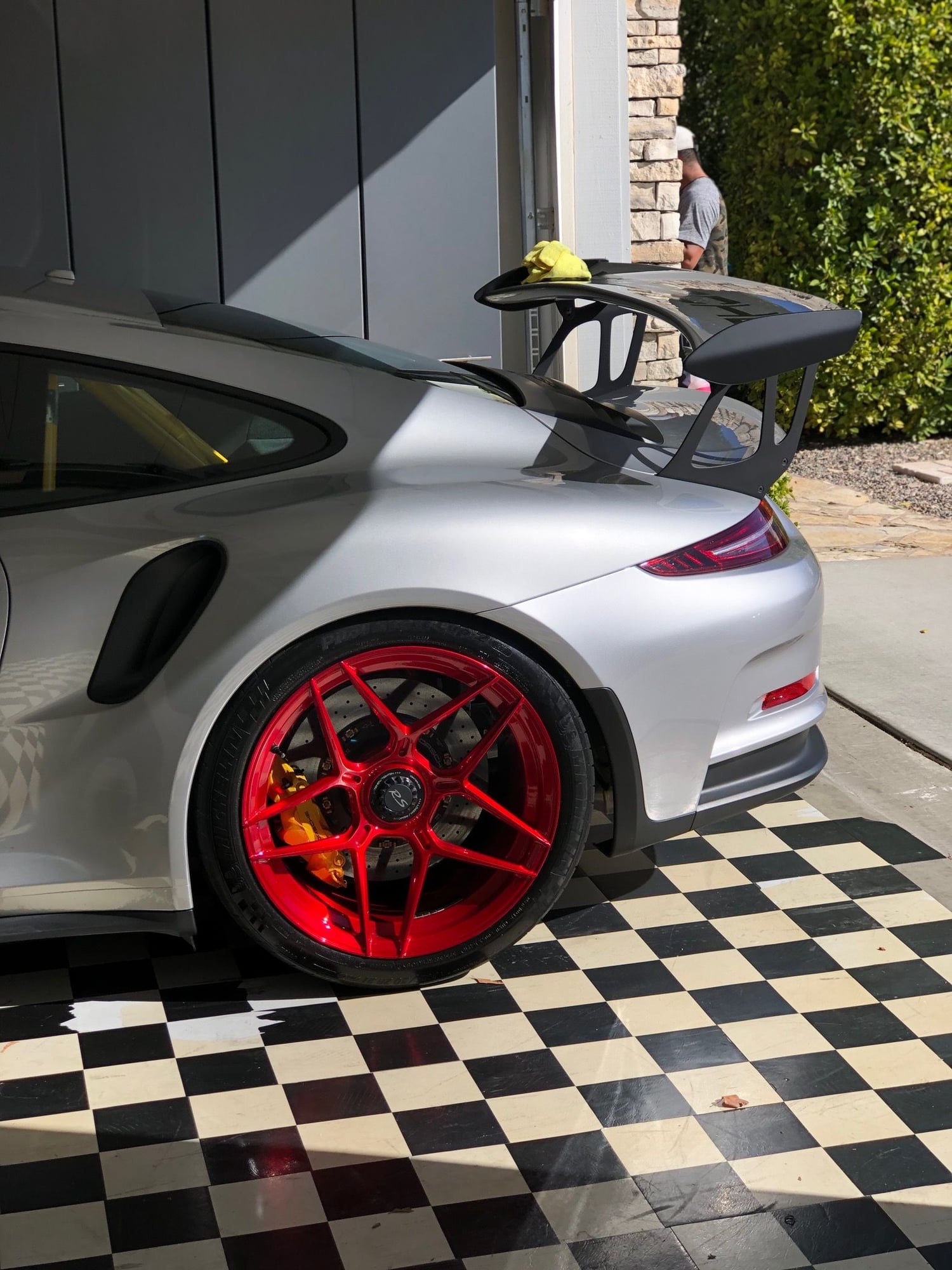Wheels and Tires/Axles - Brixton Forged WR7 991 GT3RS wheels 20/21 Brushed Red RIMS TIRES AND TPMS - New - Los Angeles, CA 91326, United States