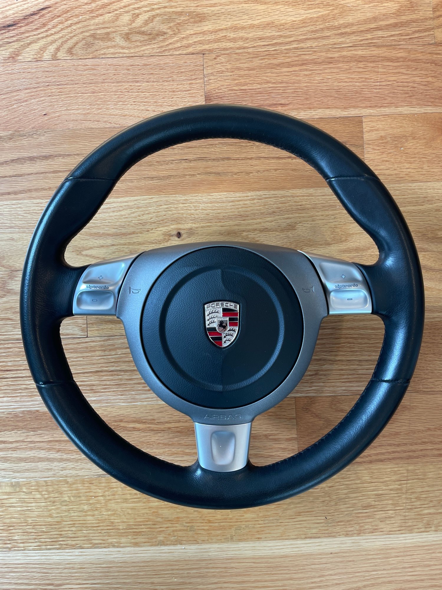 Interior/Upholstery - 997 / 987 OEM Sport Steering Wheel & Airbag - Tiptronic - Used - -1 to 2026  All Models - Boston, MA 02127, United States