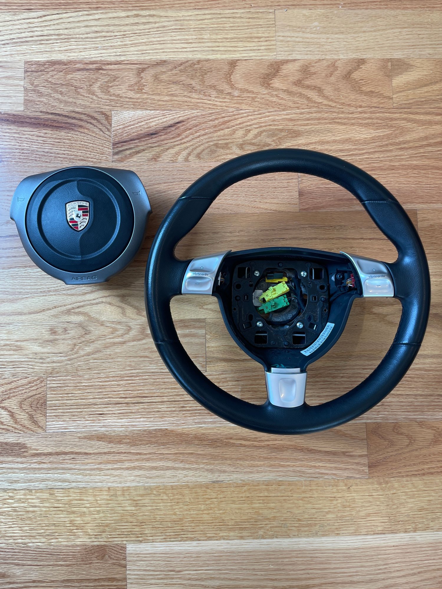 Interior/Upholstery - 997 / 987 OEM Sport Steering Wheel & Airbag - Tiptronic - Used - -1 to 2026  All Models - Boston, MA 02127, United States