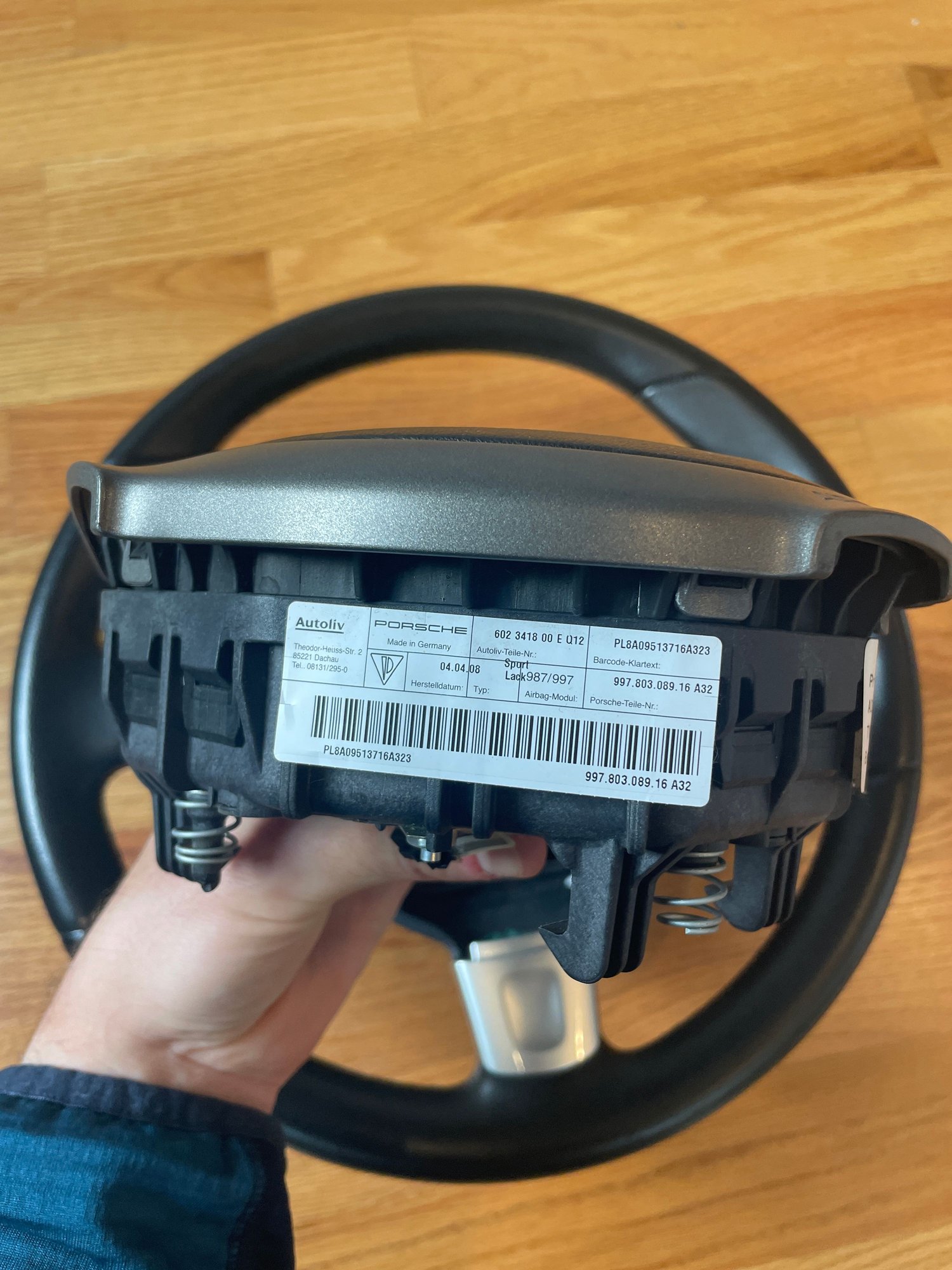 Interior/Upholstery - Porsche 997 / 987 Sport Steering Wheel & Airbag - Used - 0  All Models - Boston, MA 02127, United States