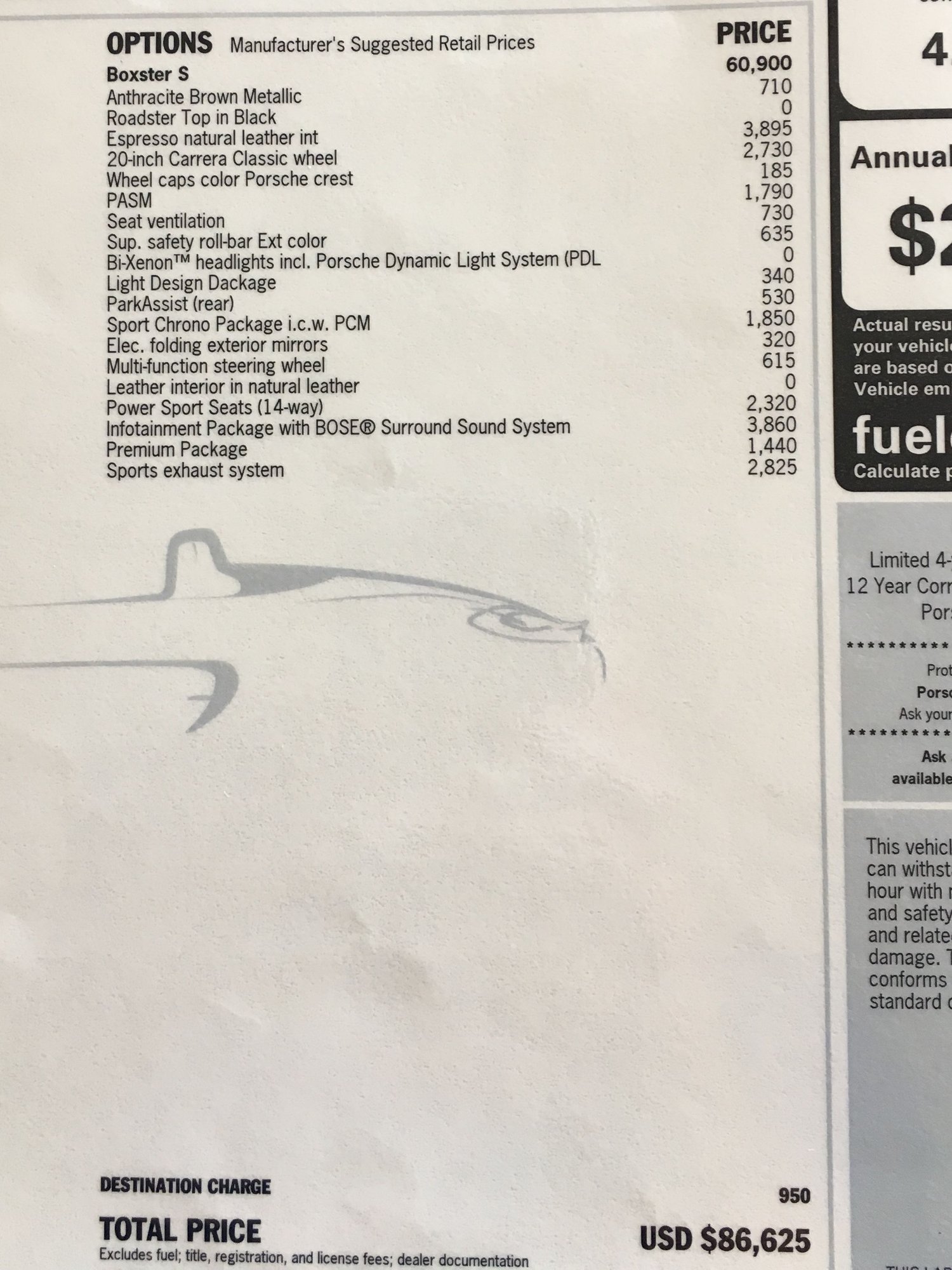 2013 Porsche Boxster - Manual 2013 Boxster S with 15,700 miles (MSRP $87,000) - Used - VIN WP0CB2A80DK132502 - 6 cyl - 2WD - Manual - Convertible - Brown - Atlanta, GA 30339, United States