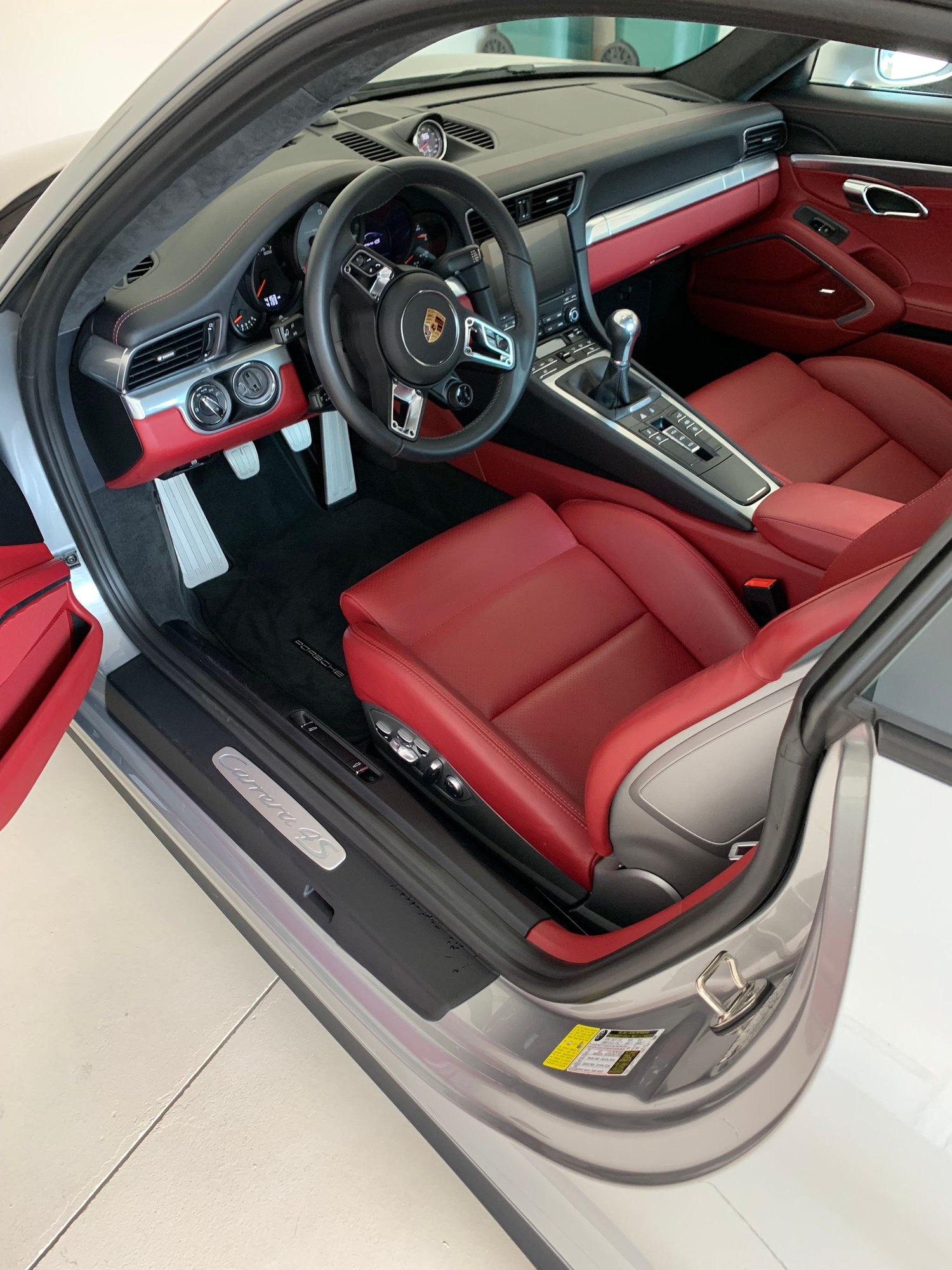 2017 Porsche 911 - 2017  Carrera 4S 7-Speed Manual, finished in Gt Silver with Bordeaux Red. - Used - VIN 2017 4S 7-Speed - 3,900 Miles - 6 cyl - 4WD - Manual - Coupe - Silver - Jacksonville, FL 32256, United States