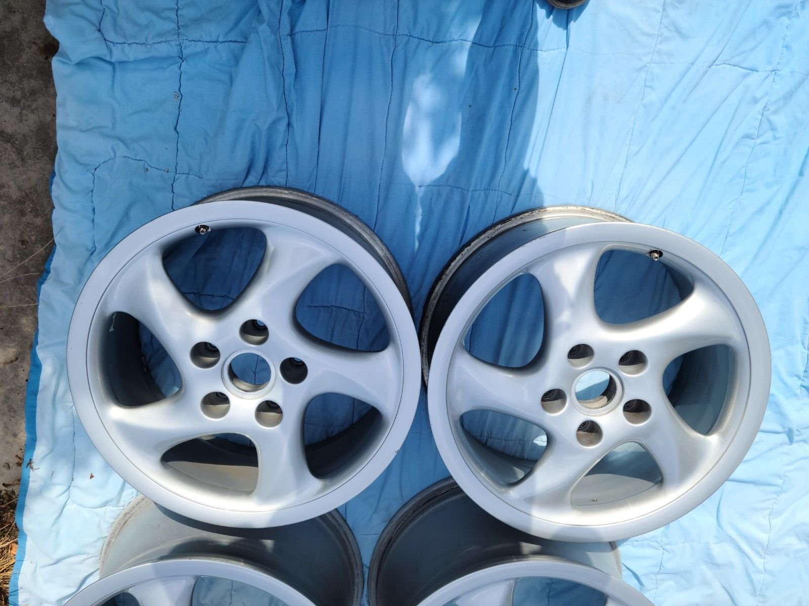 Wheels and Tires/Axles - Porsche 993 18" Hollow Turbo Twist Wheels (Narrow Body) - Used - 1995 to 1998 Porsche 911 - Irvine, CA 92618, United States