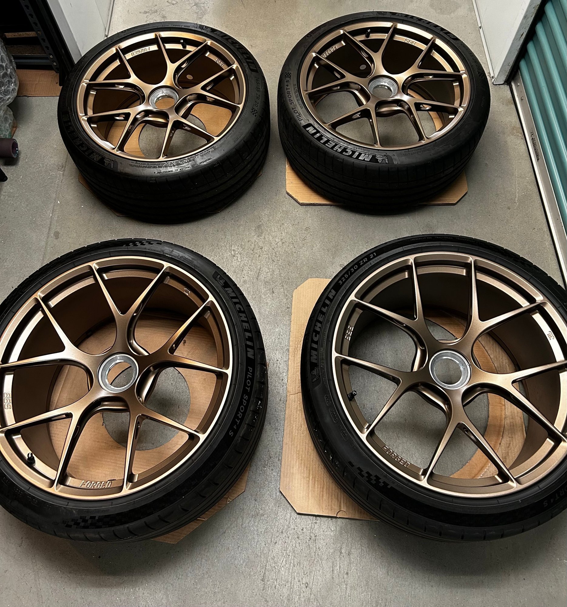 Wheels and Tires/Axles - BBS FI-R 911 (bronze) 991 GT3RS spec - Used - 2016 to 2019 Porsche 911 - San Mateo, CA 94404, United States