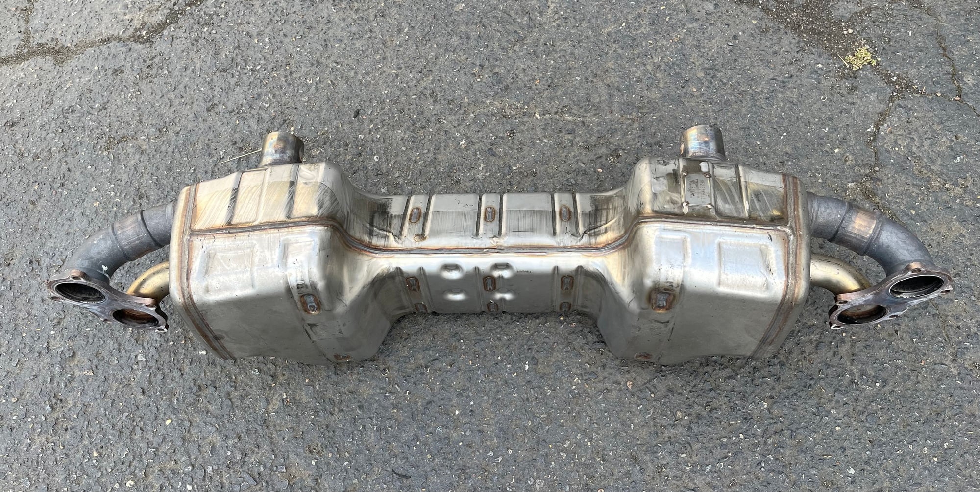 Engine - Exhaust - OEM Porsche Cayman 718 GT4 "Loud" Muffler - Used - Portland, OR 97209, United States