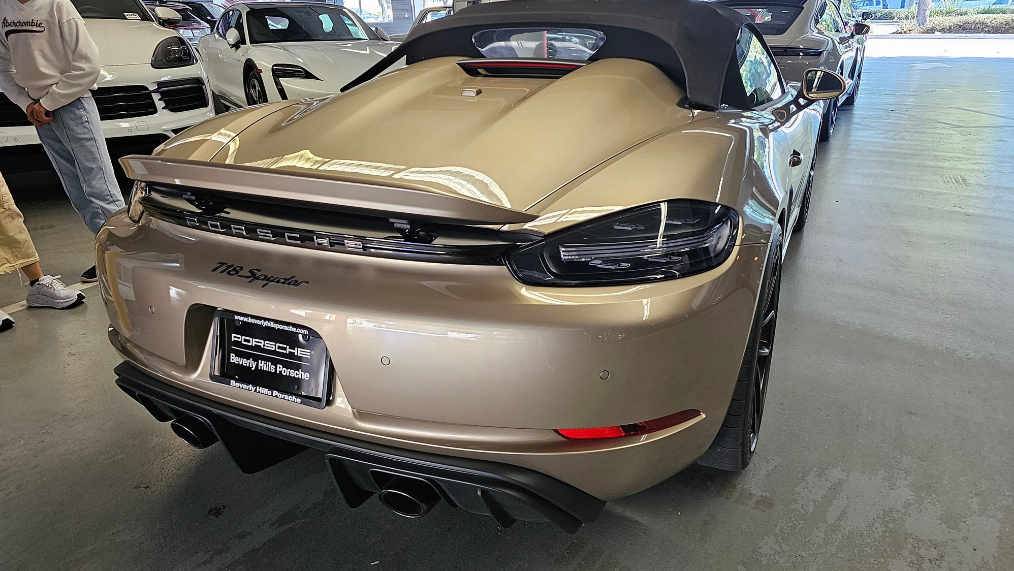 2024 Porsche 718 - Rare PTS 718 Spyder - fully optioned - Used - VIN WP0CC2A83PS222079 - 700 Miles - Automatic - Gold - Rowland Heights, CA 91748, United States
