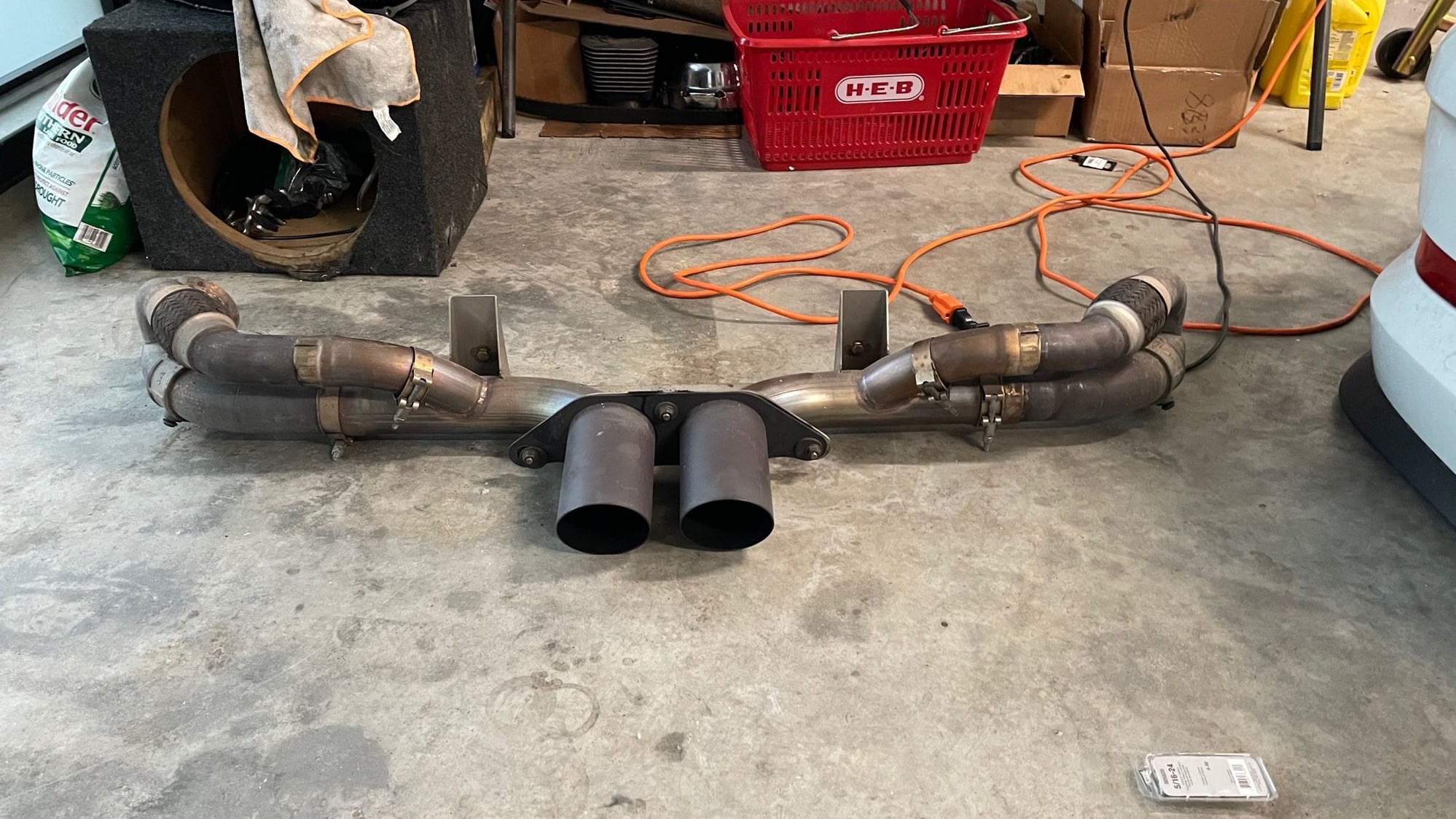 Engine - Exhaust - TPC Muffler Delete, Sharkwerks bypass and 100mm tips for 991 for GT3/GT3RS/Touring - Used - 2014 to 2019 Porsche 911 - Houston, TX 77055, United States