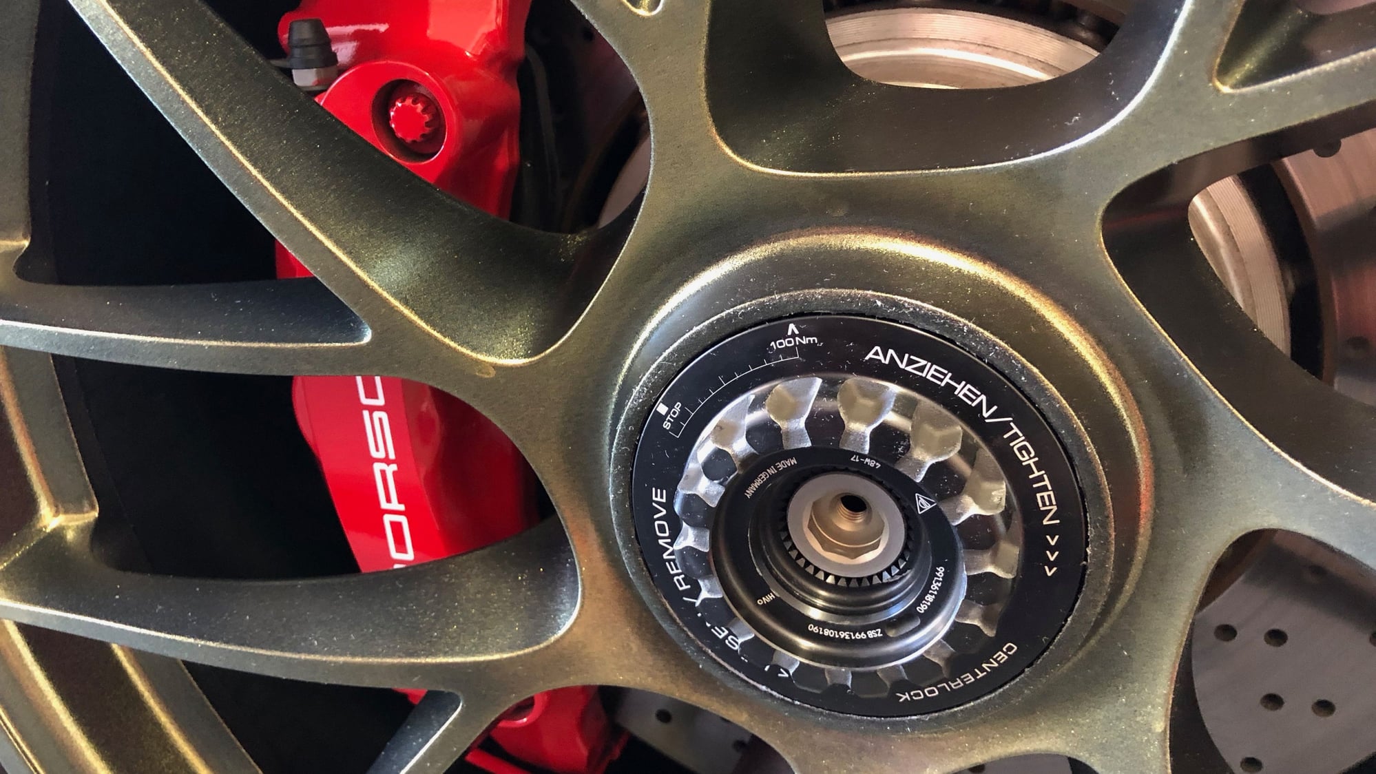 Porsche centerlock torque wrench