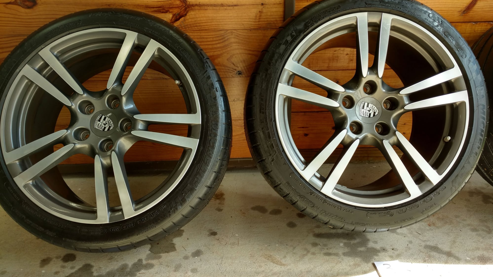 Wheels and Tires/Axles - 20" OEM Porsche Turbo II wheels in exc condition & Michelin Pilot Super Sport tires - Used - 2010 to 2019 Porsche All Models - Greensboro/raleigh, NC 27344, United States