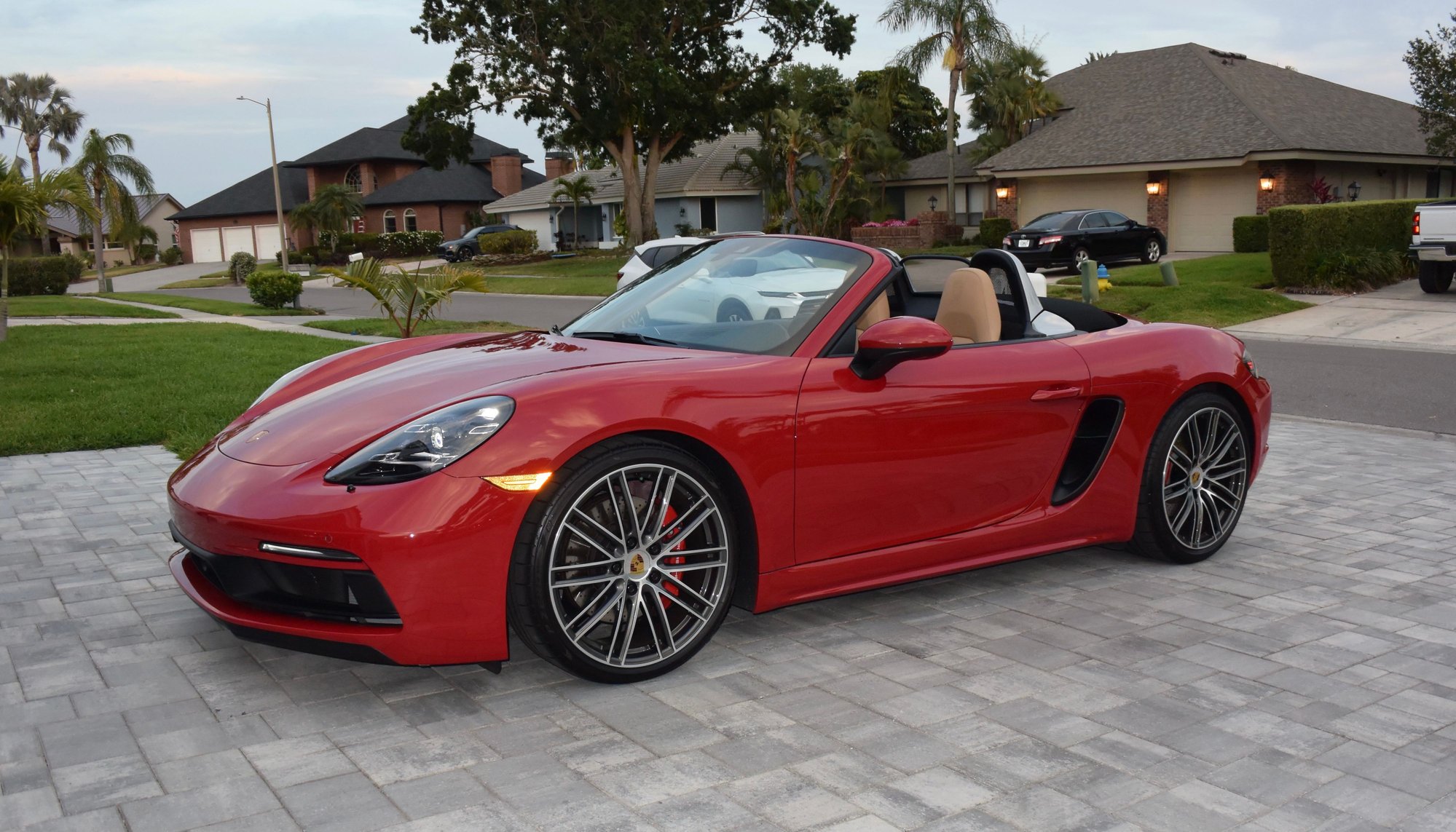 2021 Porsche 718 Boxster - 2021 718 Boxster GTS 4.0 - Carmine Red / Luxor Beige - 7k Miles! - Immaculate! - Used - VIN WP0CD2A87MS232624 - 6,990 Miles - 6 cyl - 2WD - Automatic - Convertible - Red - Tampa, FL 33615, United States