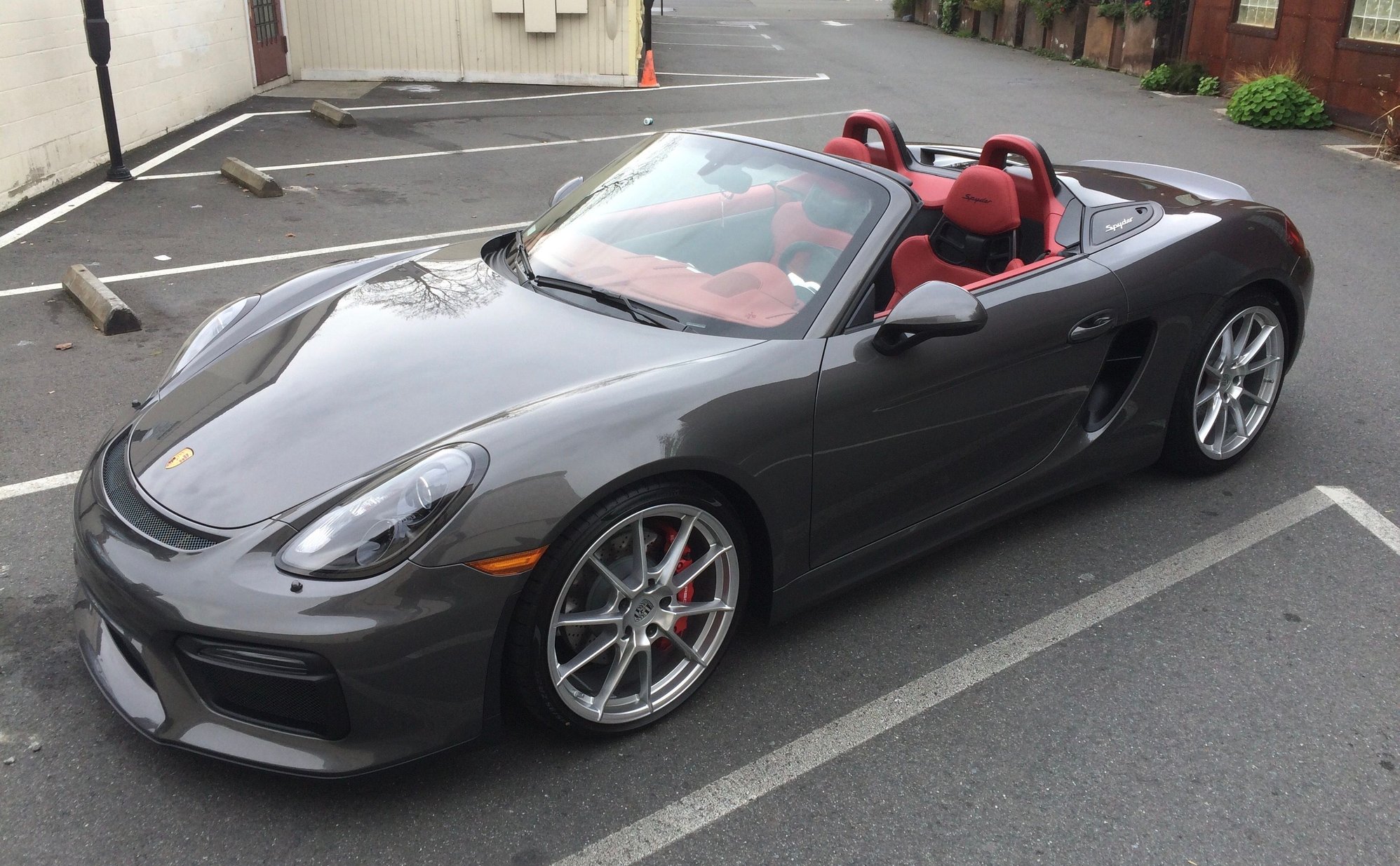 2016 Porsche Boxster - 2016 981 Spyder - Used - VIN WPOCC2A89GS152460 - 13,225 Miles - 6 cyl - 2WD - Manual - Convertible - Gray - Walnut Creek, CA 94596, United States