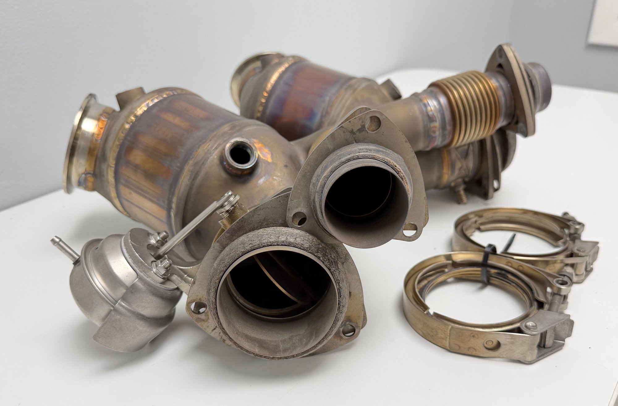 Engine - Exhaust - Dundon Street Headers+Muffler Exhaust 2010-2011 Porsche 911 997.2 GT3 GT3 RS - Used - Hollywood, FL 33020, United States
