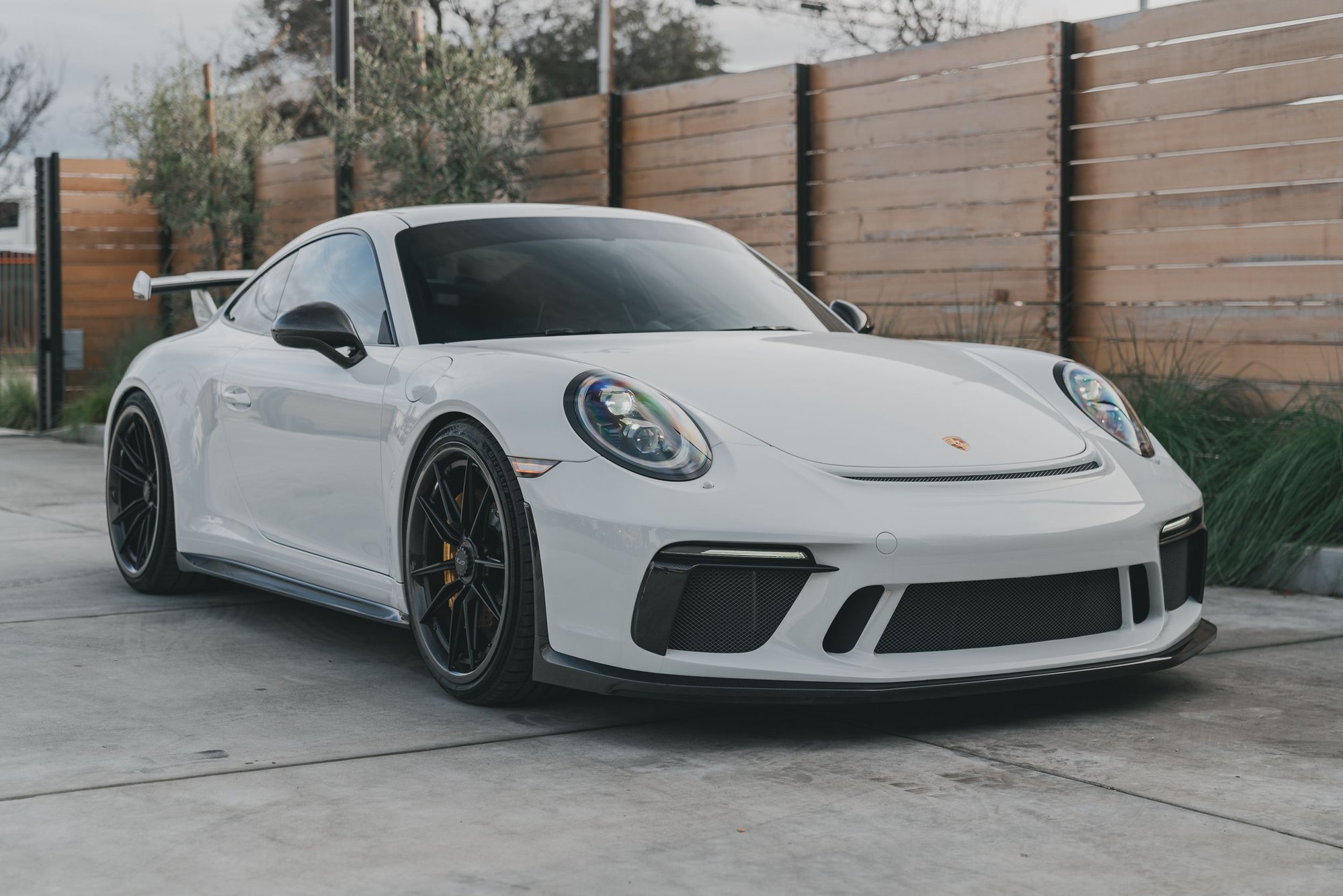 2018 Porsche GT3 - 991.2 GT3 Just Over 5,500 Miles and Fitted With TechArt Gloss Carbon Fiber Aero - Used - VIN WP0AC2A9XJS175124 - 5,560 Miles - 6 cyl - 2WD - Automatic - Coupe - White - San Carlos, CA 94070, United States