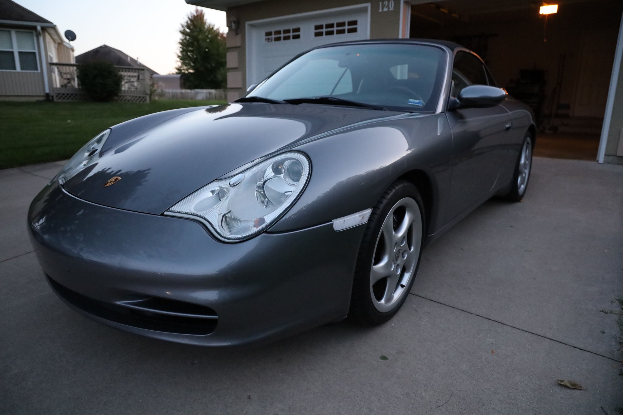 2002 Porsche 911 - 2002 Carrera 4 Cabriolet 6spd - Lots of documentation - Used - VIN WP0CA299X2S652624 - 115,000 Miles - 6 cyl - AWD - Manual - Convertible - Gray - Warrensburg, MO 64093, United States