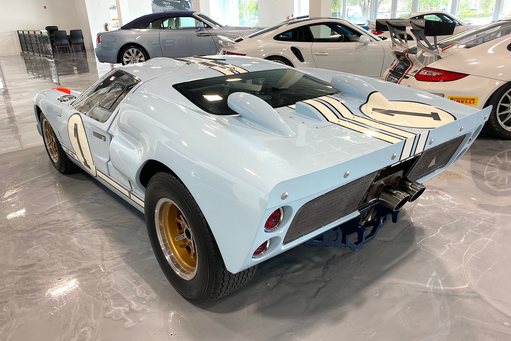 1966 Ford GT40 - 1966 Ford GT40 - Street Legal - Used - VIN GT40P224500000000 - 70 Miles - 8 cyl - 2WD - Manual - Coupe - Blue - Boca Raton, FL 33431, United States