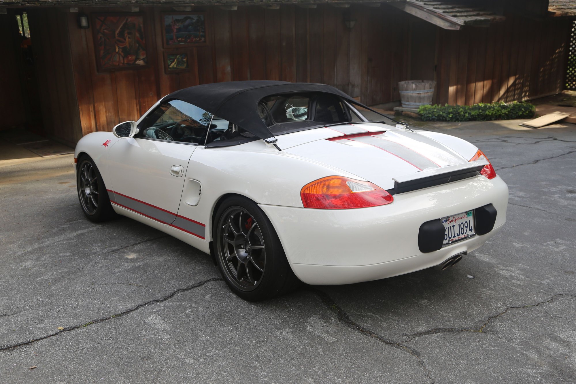 2001 Porsche Boxster - Custom Modified Boxster S 2001, concours winner - Used - VIN WP0CB29871U664821 - 68,000 Miles - 6 cyl - Manual - Convertible - White - Woodside, CA 94062, United States