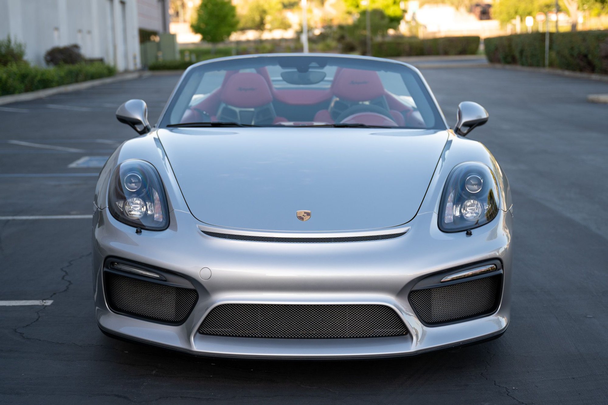 2016 Porsche Boxster - 2016 Boxster Spyder | GT Silver | Spyder Garnet Red Interior | Great spec | 8500~ mi - Used - VIN WP0CC2A82GS152669 - 8,500 Miles - 6 cyl - 2WD - Manual - Convertible - Silver - San Jose, CA 95035, United States