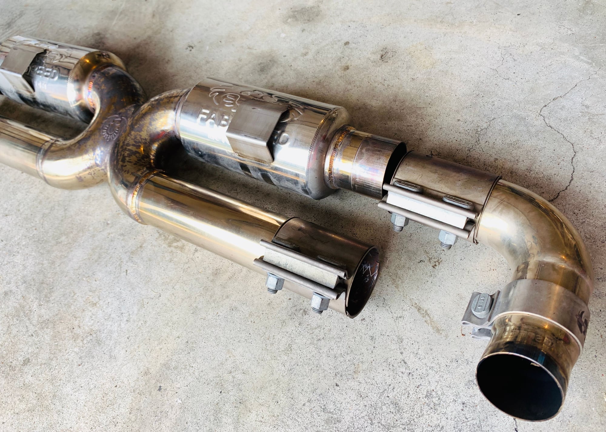 Engine - Exhaust - Fabspeed 991.2 (17+) Carrera Center Muffler Bypass X-Pipe (for Base) Non-PSE - Used - 2017 to 2019 Porsche 911 - Nashville, TN 37013, United States