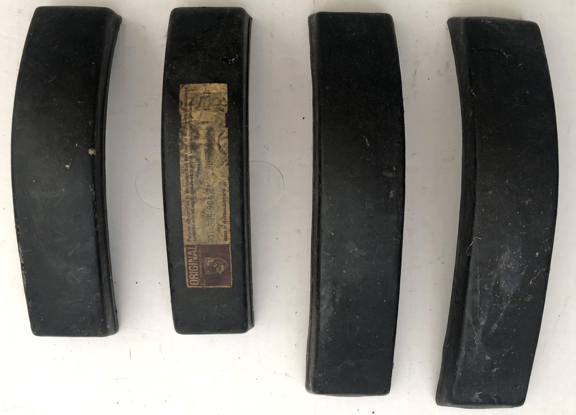 Exterior Body Parts - 1965-1973 Porsche 911/912 OEM Bumper Guard Rubber Pads. Set of 4. NOS - New - 1965 to 1973 Porsche 911 - 1965 to 1973 Porsche 912 - San Rafael, CA 94901, United States